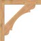 Ekena Millwork Olympic Block Smooth Bracket, Western Red Cedar, 3 1/2"W x 34"D x 34"H BKT04X34X34OLY05SWR - alternate 2